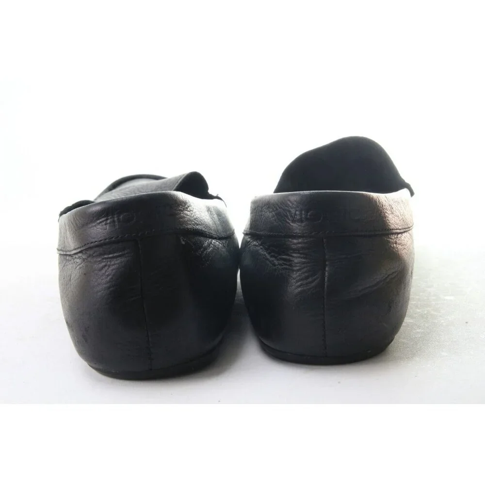 Vionic Tompkin Leather Loafer Slipper Shoe Mens Black US 10.5